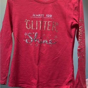 Girls Size 10-12 Cat & Jack Long Sleeve Shirt